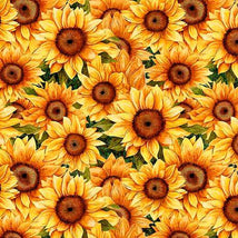 Sunflower Serenade-Packed Sunflowers Green 2600-31804-G