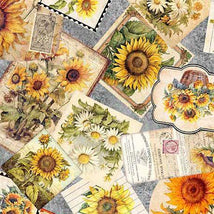 Sunflower Serenade-Sunflower Ephemera Gray 2600-31802-K