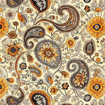 Sunflower Serenade-Sunflower Paisley Cream 2600-31806-E