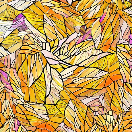 Sunlit Bears-Stained Glass Gold 2600-31563-S