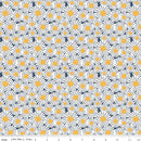 Sunshine & Dandelions-Daisies Navy C17923-NAVY