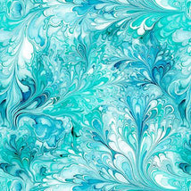 Swan Song-Water Splash Turquoise 2600-31851-Q