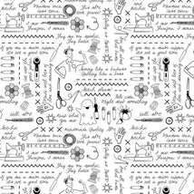 Sweary Stitching-White XSTELLA-DPJ3098-WHITE