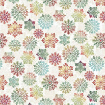 Sweet Christmas Memories-Snowflake Toss Cream 3626-44