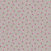 Sweet Honey Bee-Pink Floral Toss Grey W115-006-716