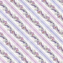 Sweet Honey Bee-Ticking Stripe Purple W115-010-041