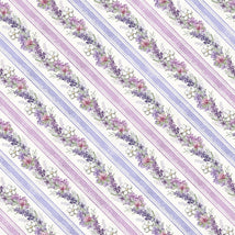 Sweet Honey Bee-Ticking Stripe Purple W115-010-041