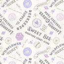 Sweet Honey Bee-Titles & Labels Cream W115-008-024
