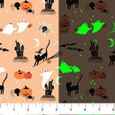 Sweet Treats-Castles Glow In The Dark Orange 91260G-56