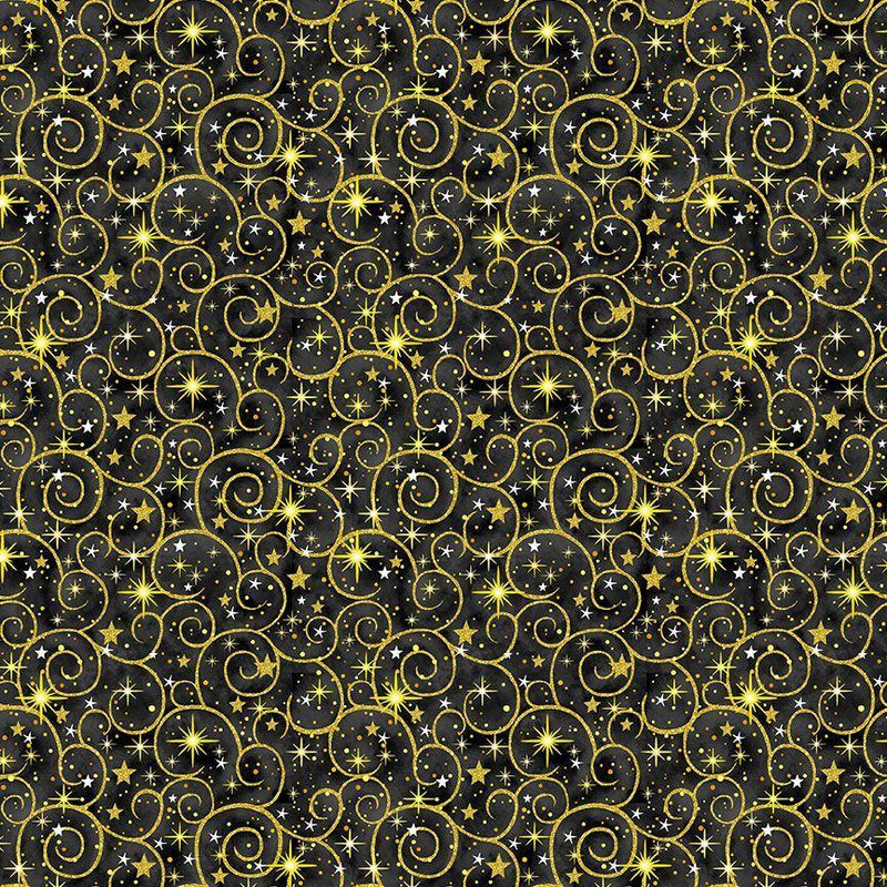 Swirl Metallic - Black HOLIDAY-CM3626