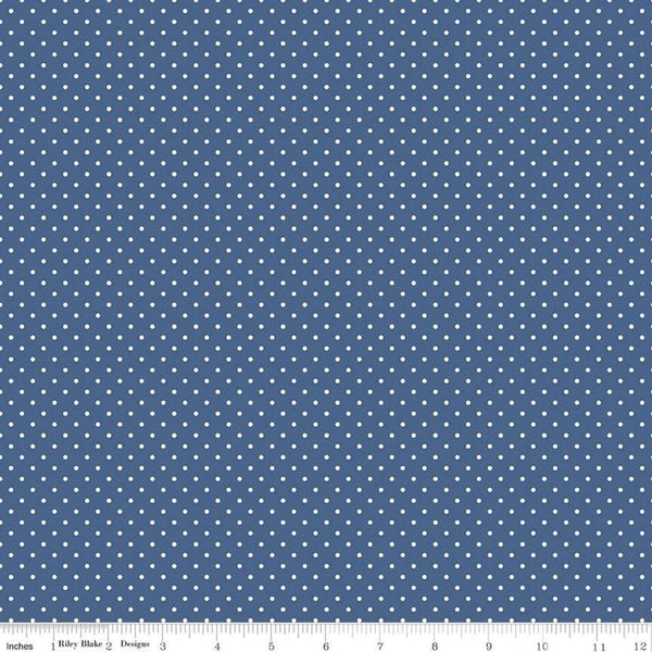 Swiss Dot-Denim C670-DENIM