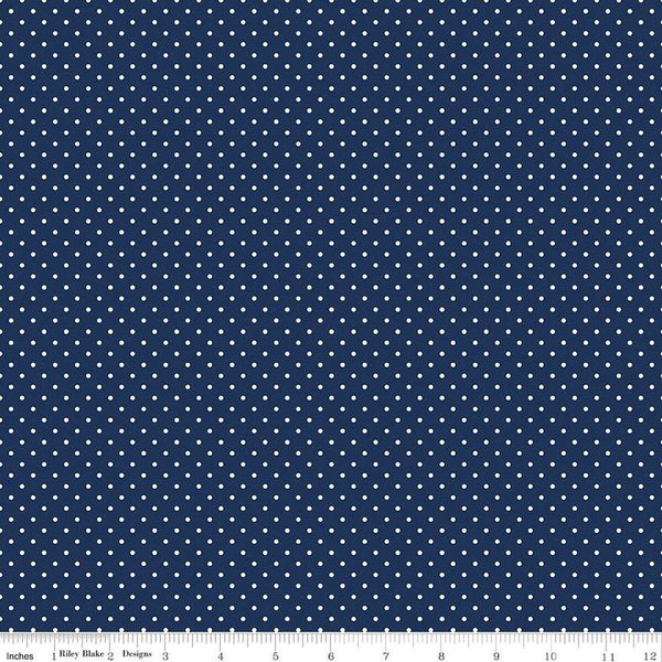Swiss Dot-Navy C670-21-NAVY
