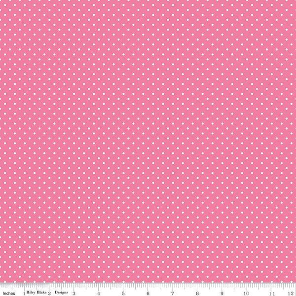 Swiss Dot C660-70-Hot Pink