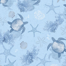 Take Me To The Sea-Sea Creatures Blue W145-003-517