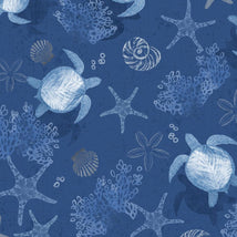 Take Me To The Sea-Sea Creatures Navy W145-003-570
