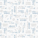 Take Me To The Sea-Word Toss White W145-006-500