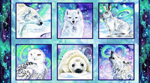Tales Of The Tundra-23" Amethyst Panel 8515-52