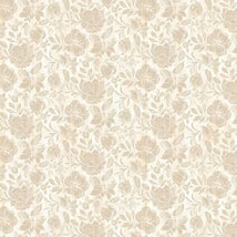 Nature's Serenade-Tonal Floral-Cream/Tan W105-026-003