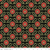 Tangled Garden-Medallions Black C18021-BLACK