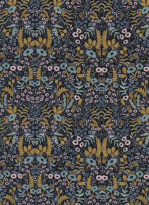 Menagerie-Tapestry Midnight Metallic AB8031-004