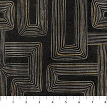 Gatsby-Rectangles Black/Taupe 29253M-99