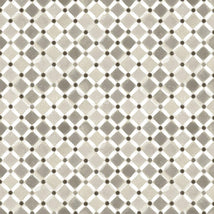 Botanical Sketchbook-Star Grid Cream/Taupe W115-021-007