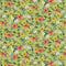 Tea Time-Flowers & Leaves Olive 2600-30801-G