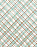 Woodland Whimsy-Plaid White/Teal 3074-49386-172