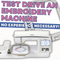 Test Drive An Embroidery Machine* Sat 11/09 11:00am-12:00pm