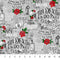 'Till Death Do Us Part - Words Lt Gray Multi 28115-94