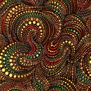 Tjukurpa Land-Swirls Brown OA-599221