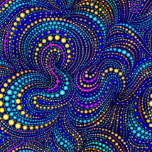 Tjukurpa Land-Swirls Teal OA-599222