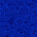 Tjukurpa Land-Tonal Swirls Blue OA-599258