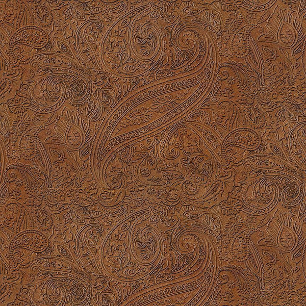 Home on the Range - Tooled Leather Paisley-Leather WEST-CD3864-LEATHER