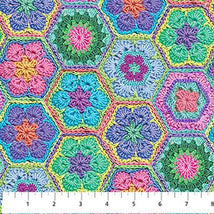 Topsy Turtles-Crochet Hexie Light Green Multi DP29319-74