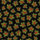 Tossed Holly Metallic-Black DONA-CM3715-BLACK