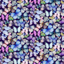 Tossed Pretty Butterflies-Plum BUG-CD2906-PLUM