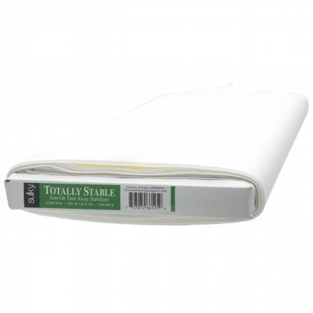 Totally Stable Iron-On Tear-Away Stabilizer-White 20" 661-25