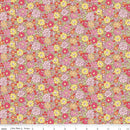 Traditional 30's-Floral Pink C18246-PINK