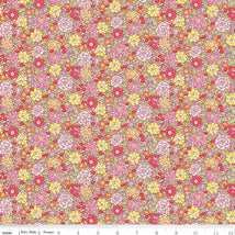 Traditional 30's-Floral Pink C18246-PINK