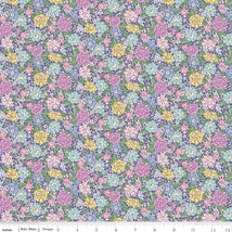 Traditional 30's-Floral Purple C18246-PURPLE