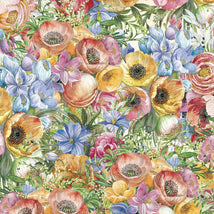 Tranquil Blooms-Packed Floral Multi W150-003-800