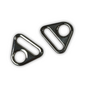 Triangle Flat Ring Set 1" - Nickle