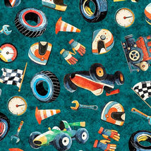 Turbo Tykes-Racetrack Gear Teal 2600-31757-Q