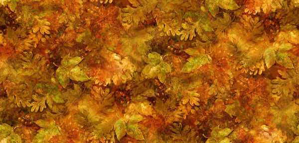 Turning Colors-Tonal Leaves Brown OA598712-BROWN