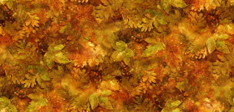 Turning Colors-Tonal Leaves Brown OA598712-BROWN
