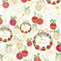 Turnowsky Treasures-Allover Wreaths & Ornaments TTRE-6311-W