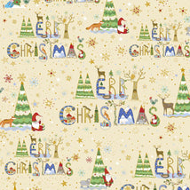 Turnowsky Treasures-Merry Christmas Lettering Allover TTRE-6313-E
