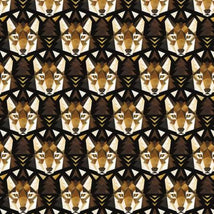 Twilight Wolf Pack-Wolf Face Black 16250102-02