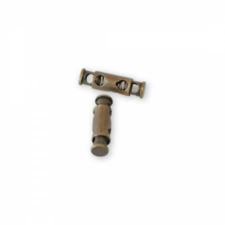 Two Cord Stoppers 1/8in Antique STS307A